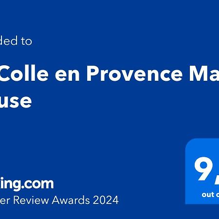 Sigonce La Colle En Provence Main House 빌라 외부 사진